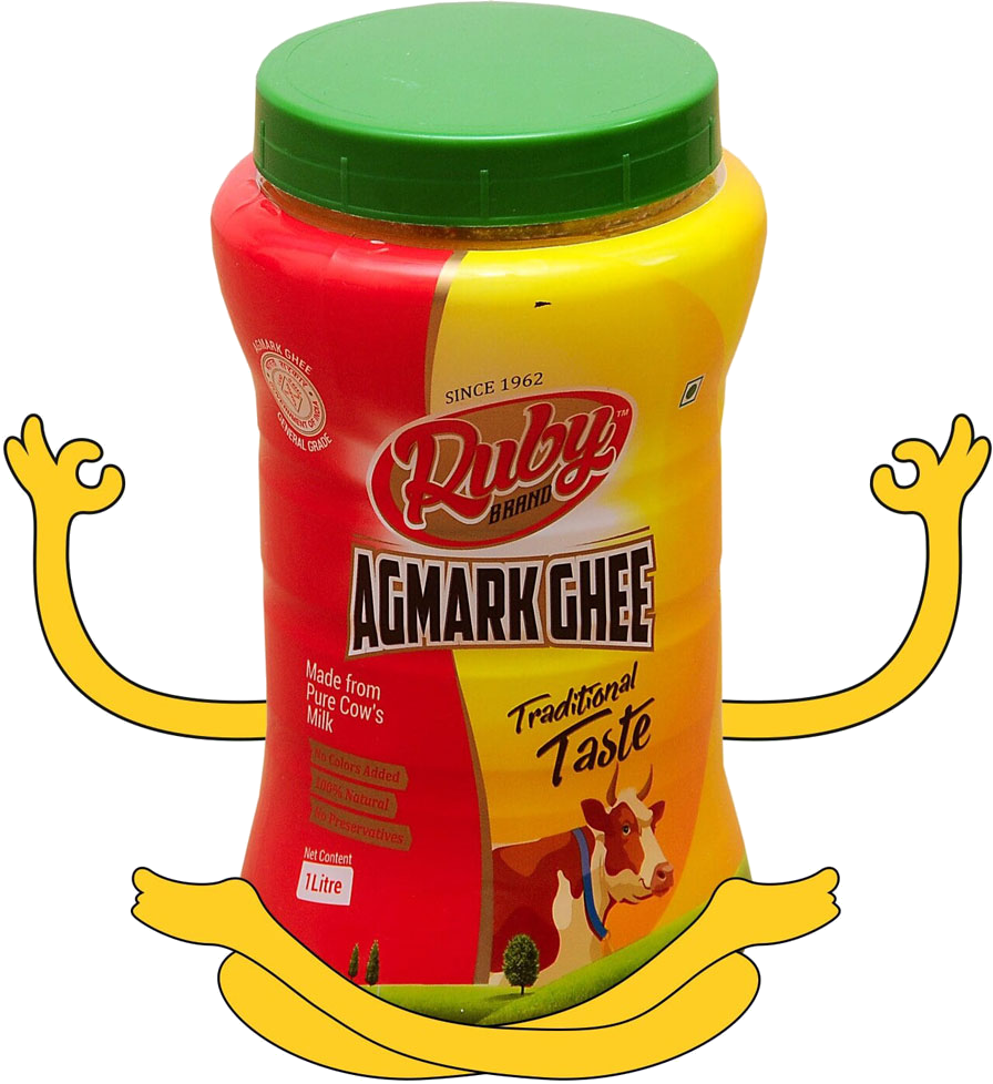 Ruby Ghee jar